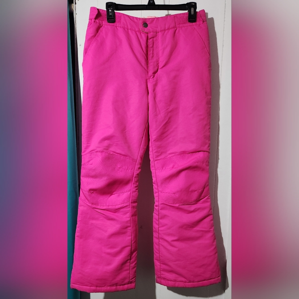 Swiss Tech Kids Bright Pink Snow Pants Sz 14/16